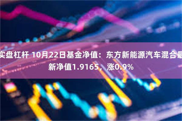 实盘杠杆 10月22日基金净值：东方新能源汽车混合最新净值1.9165，涨0.9%