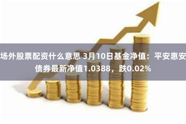 场外股票配资什么意思 3月10日基金净值：平安惠安债券最新净值1.0388，跌0.02%